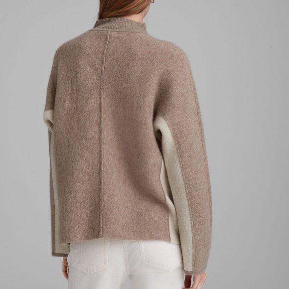 Club Monaco CASHMERE DoubleFace Mockneck sweater XS - Picture 4 of 9